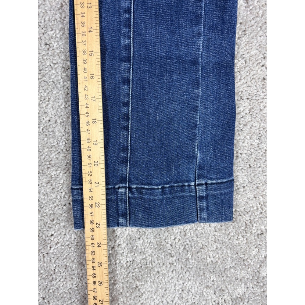 PILCRO High Rise Cropped Flare Jeans Dark Wash Size‎ 27 - Picture 10 of 12